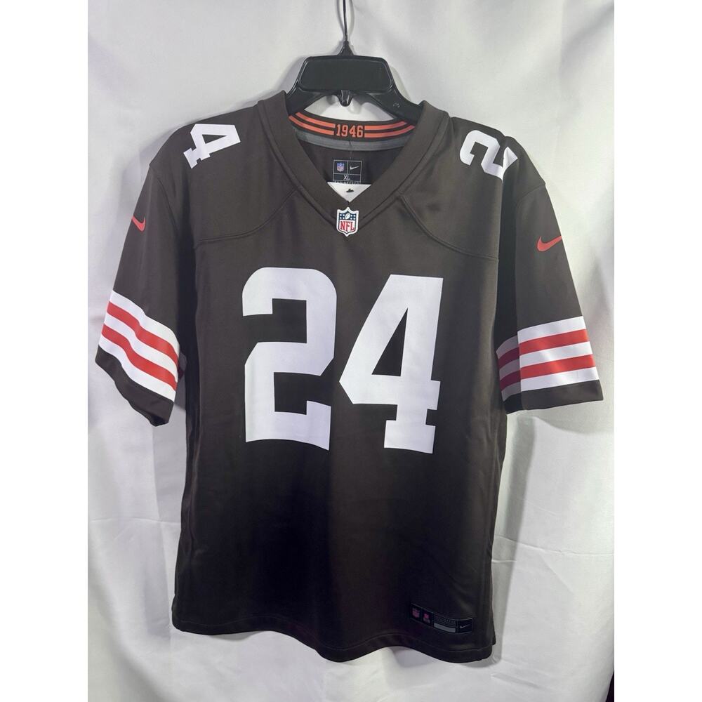 Nick Chubb #24 Cleveland Browns Nike Jersey Youth XL Brown NFL Football